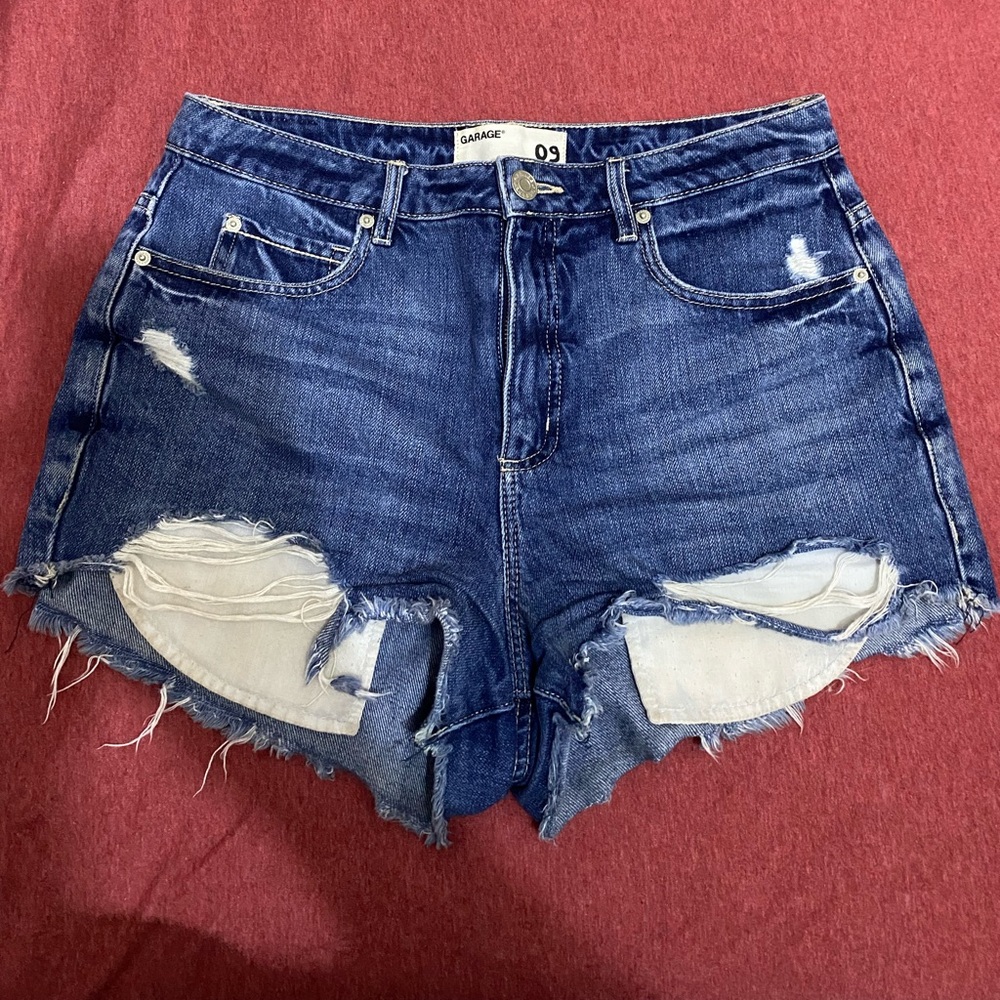 garage denim festival shorts!